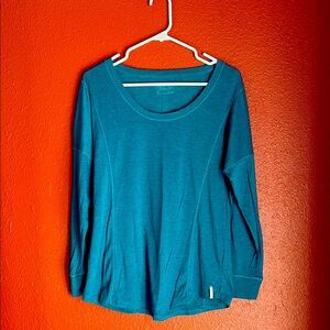 Women’s Patagonia Teal Long Sleeved Top - Med